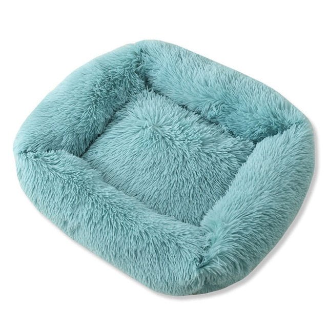 Square Dog Bed Super Soft Warm Plush Mat