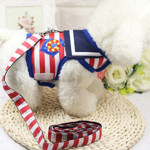 Puppy leash chest strap with dog walking rope