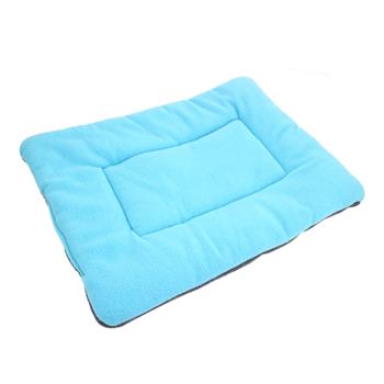 Washable Soft Comfortable Silk Wadding Bed Pad Mat Cushion for Dog Cat Pet Light Blue