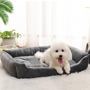 38" Wadding Bed Pad Mat Cushion for Dog Cat Pet Gray