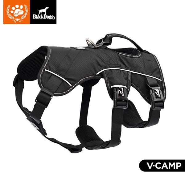 Professional Dog Harness Adjustable Pet Body Harness Vest Visible at Night Outdoo