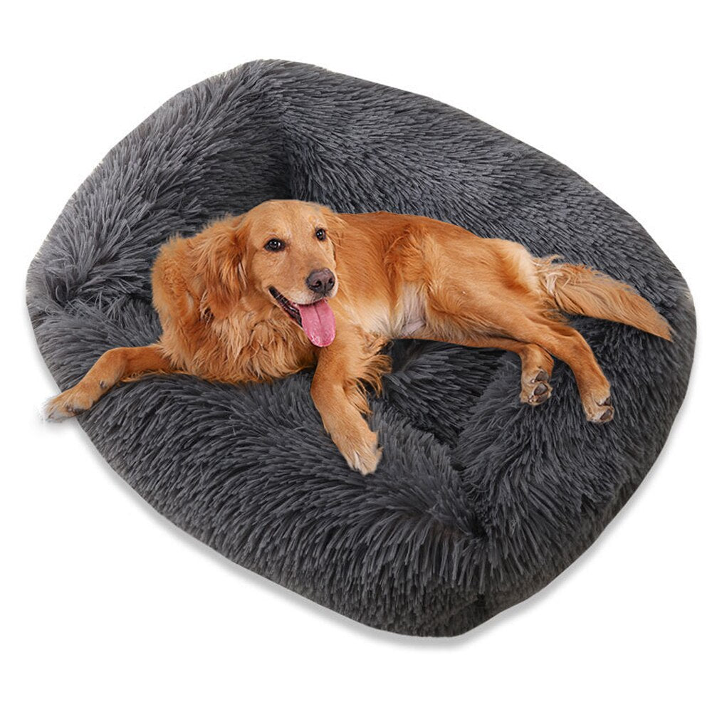 Square Dog Bed Super Soft Warm Plush Mat