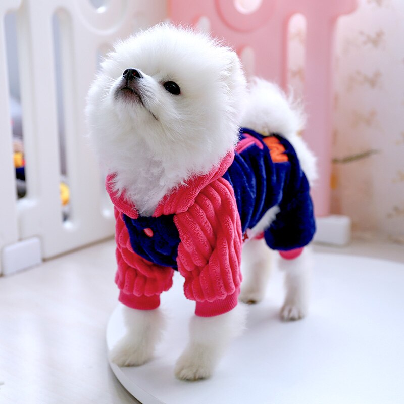 I Love Mama Papa Dog Hoodie for Small Dogs