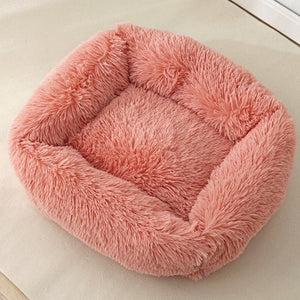 Square Dog Bed Super Soft Warm Plush Mat