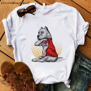 Labrador Dog I Love Mom T-shirt Summer 2021