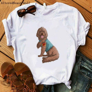 Labrador Dog I Love Mom T-shirt Summer 2021