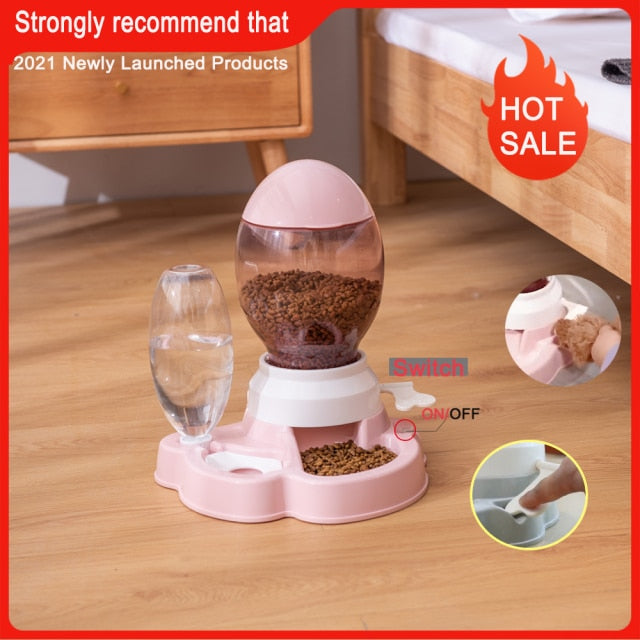 4 Style Dog Feeder Automatic Fountain