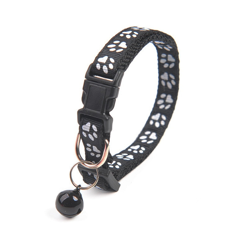 Puppy Collar With Bell Adjustable Buckle