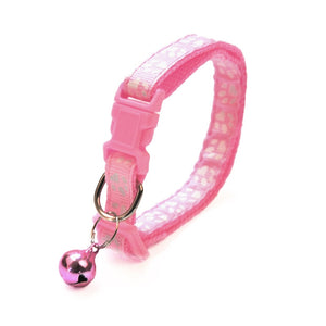 Puppy Collar With Bell Adjustable Buckle