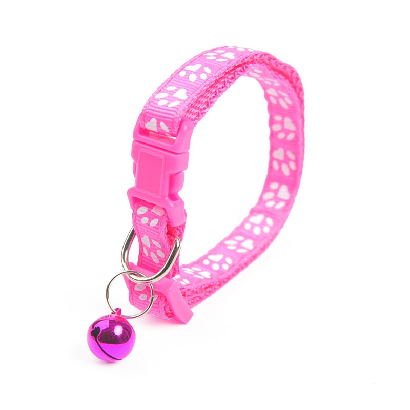 Puppy Collar With Bell Adjustable Buckle