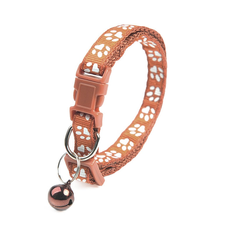 Puppy Collar With Bell Adjustable Buckle