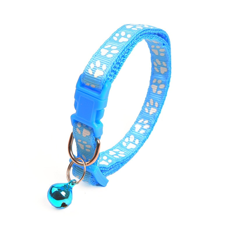 Puppy Collar With Bell Adjustable Buckle