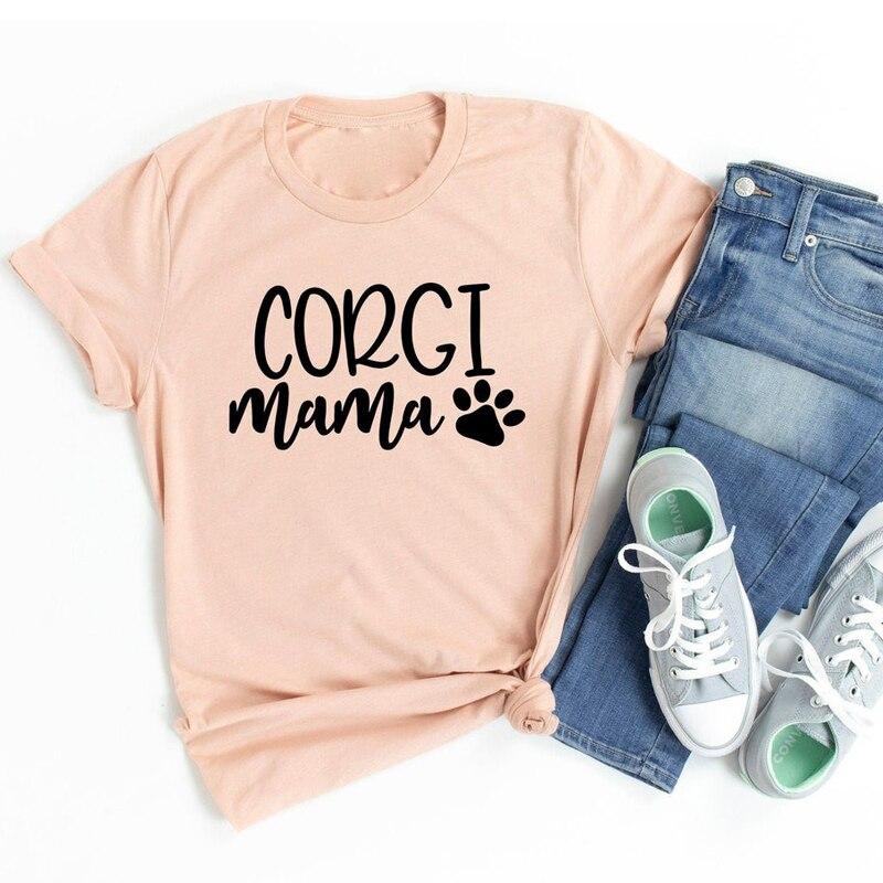 Corgi Mom Dog Mama T-shirt