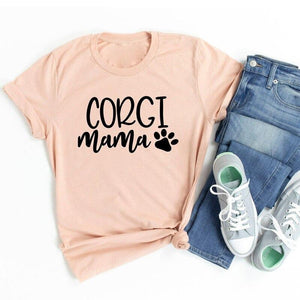 Corgi Mom Dog Mama T-shirt