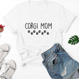 Corgi Mom Dog Mama T-shirt