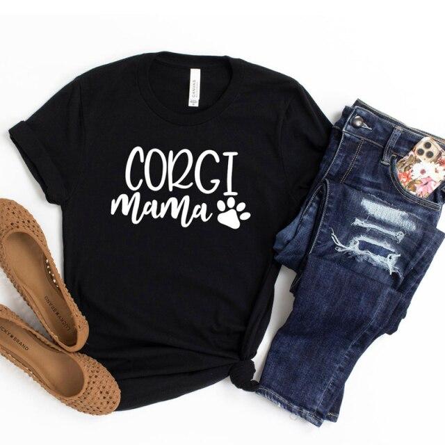 Corgi Mom Dog Mama T-shirt