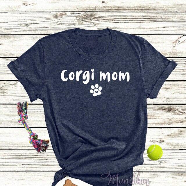 Corgi Mom Dog Mama T-shirt