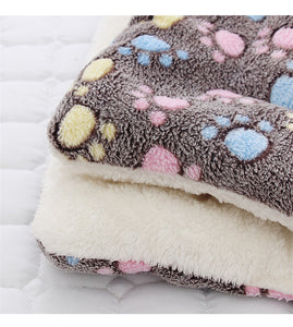 Soft Flannel Pet Mat dog Bed Winter Thicken Warm Cat Dog Blanket puppy Sleeping Cover Towel cushion for small Medium large dogs