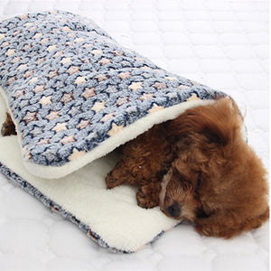 Soft Flannel Pet Mat dog Bed Winter Thicken Warm Cat Dog Blanket puppy Sleeping Cover Towel cushion for small Medium large dogs